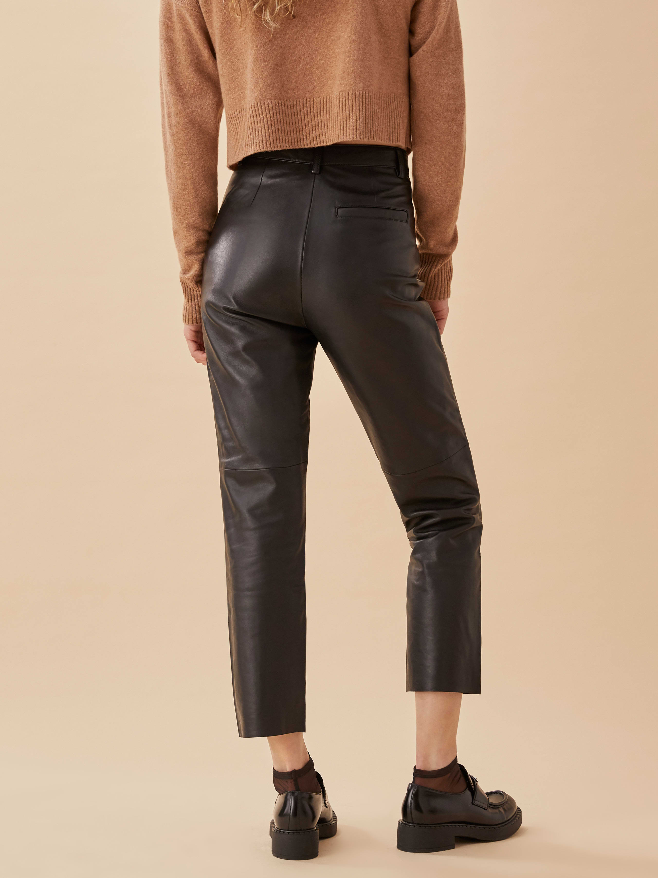 Black Veda Leather Pant