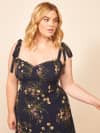 reformation nikita dress black