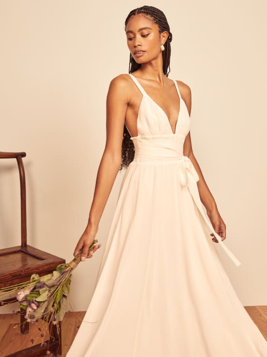 reformation bridal dresses
