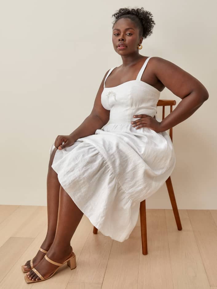 Reformation serengeti dress online