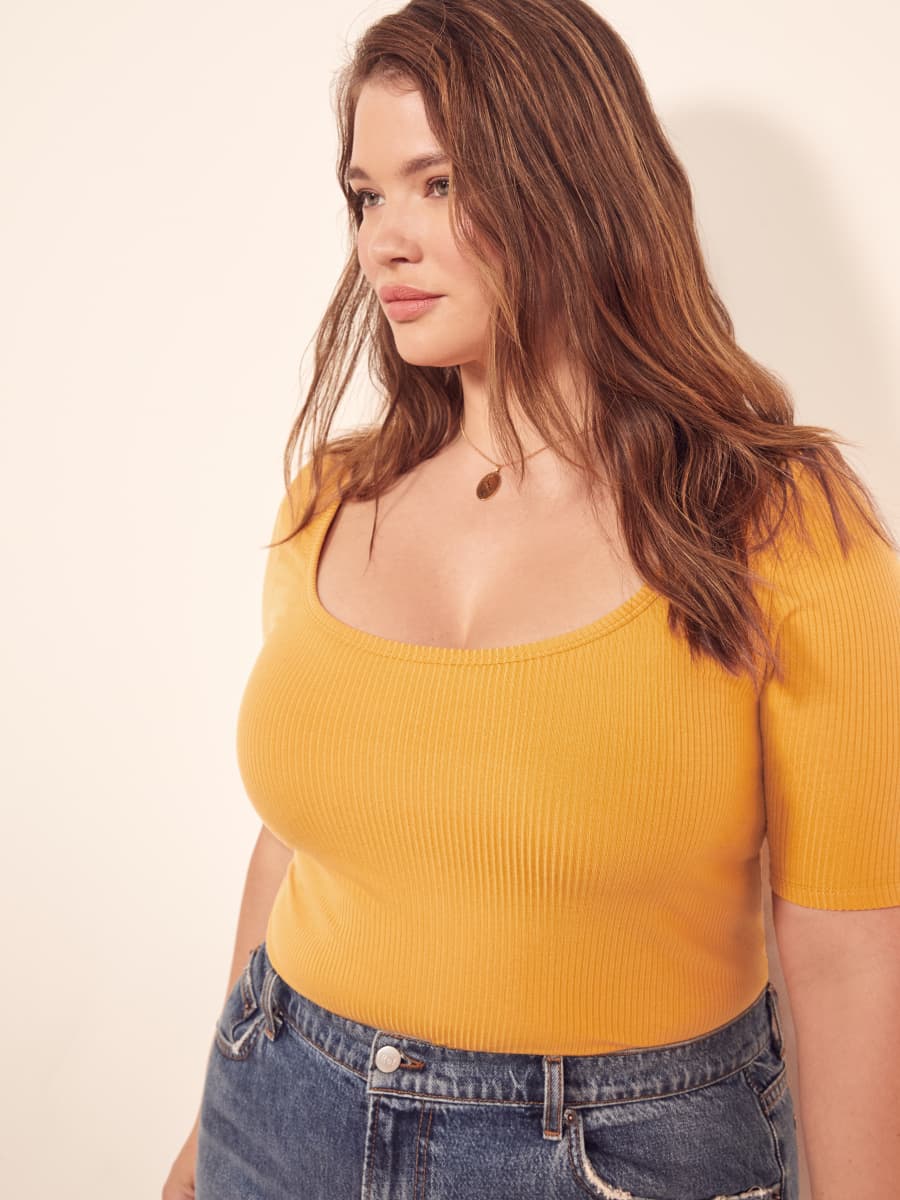 reformation gaia bodysuit