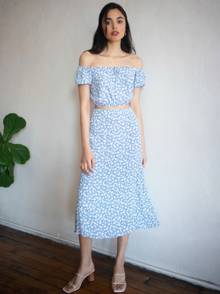 reformation two piece dress