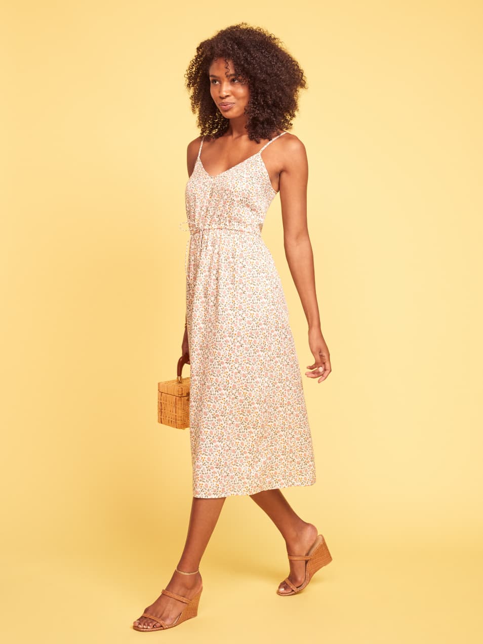 yellow autumn dress