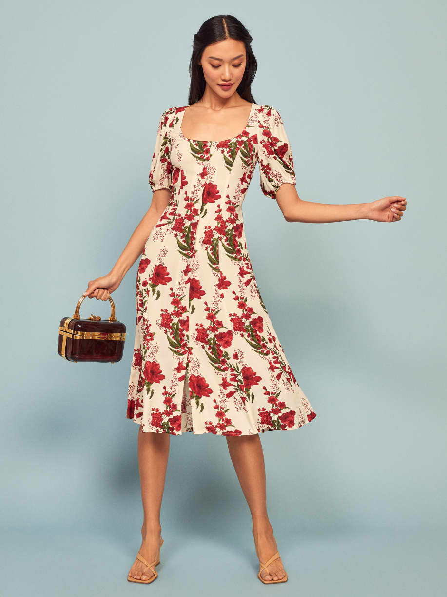 work of art midi dress