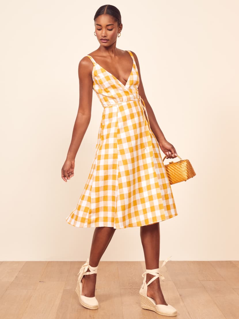 wrap dress reformation