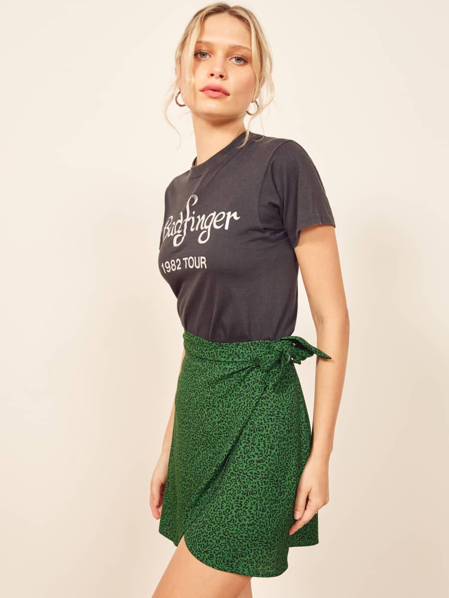 Wrap skirt reformation clearance