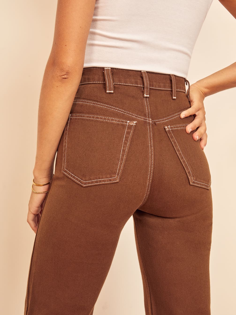 reformation cowboy jean