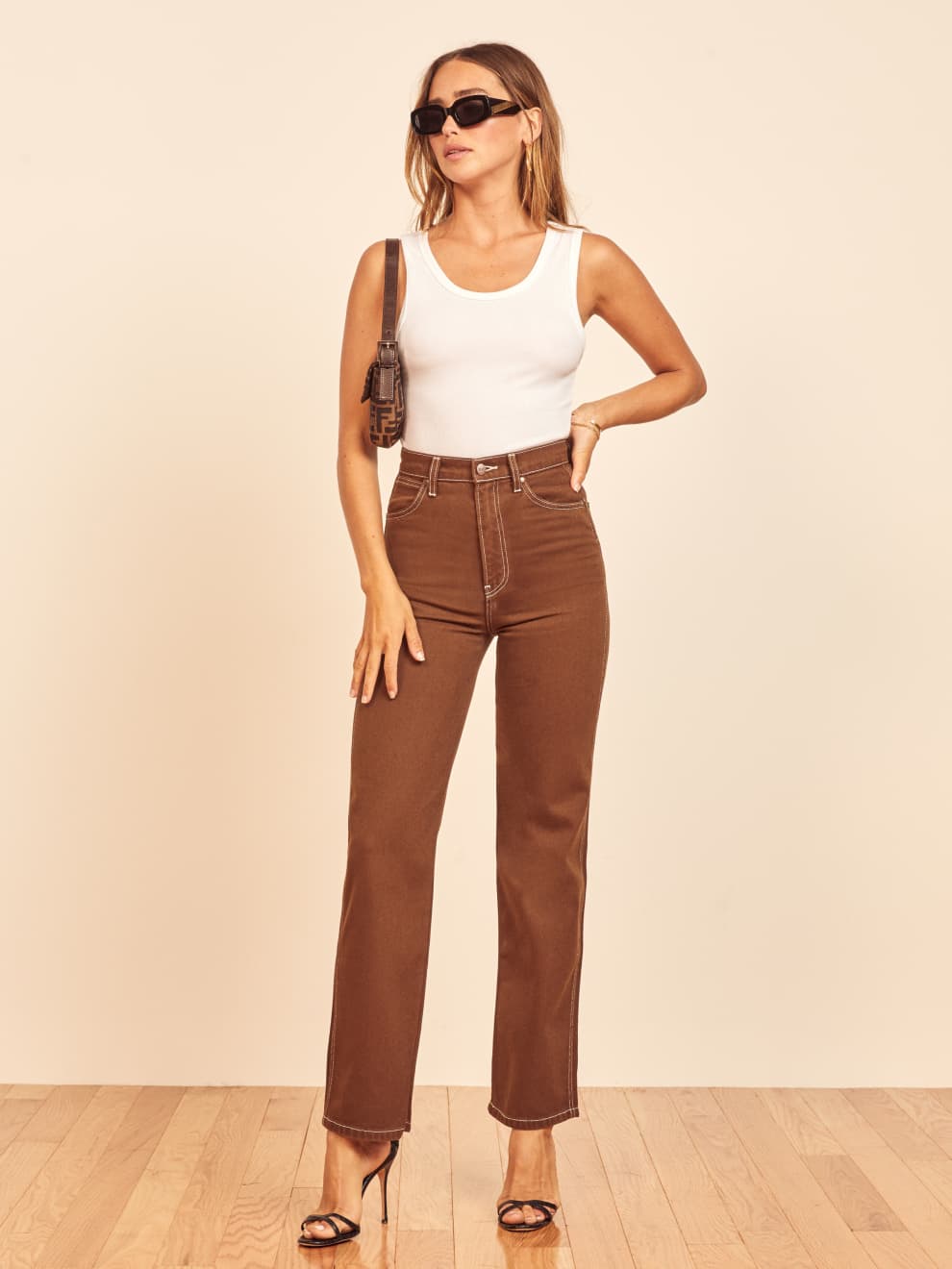 reformation cowboy jean