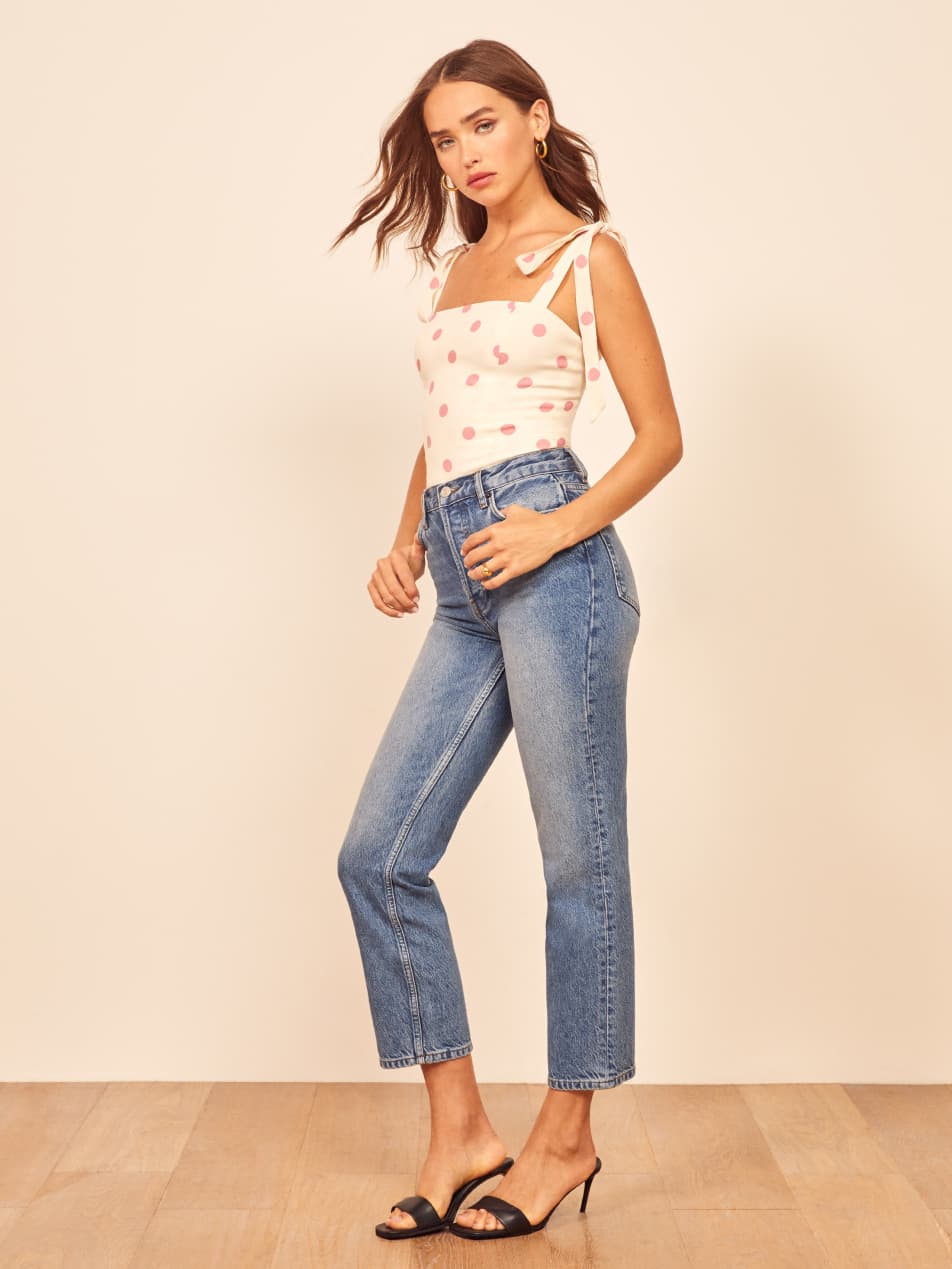 cropped relaxed jeans