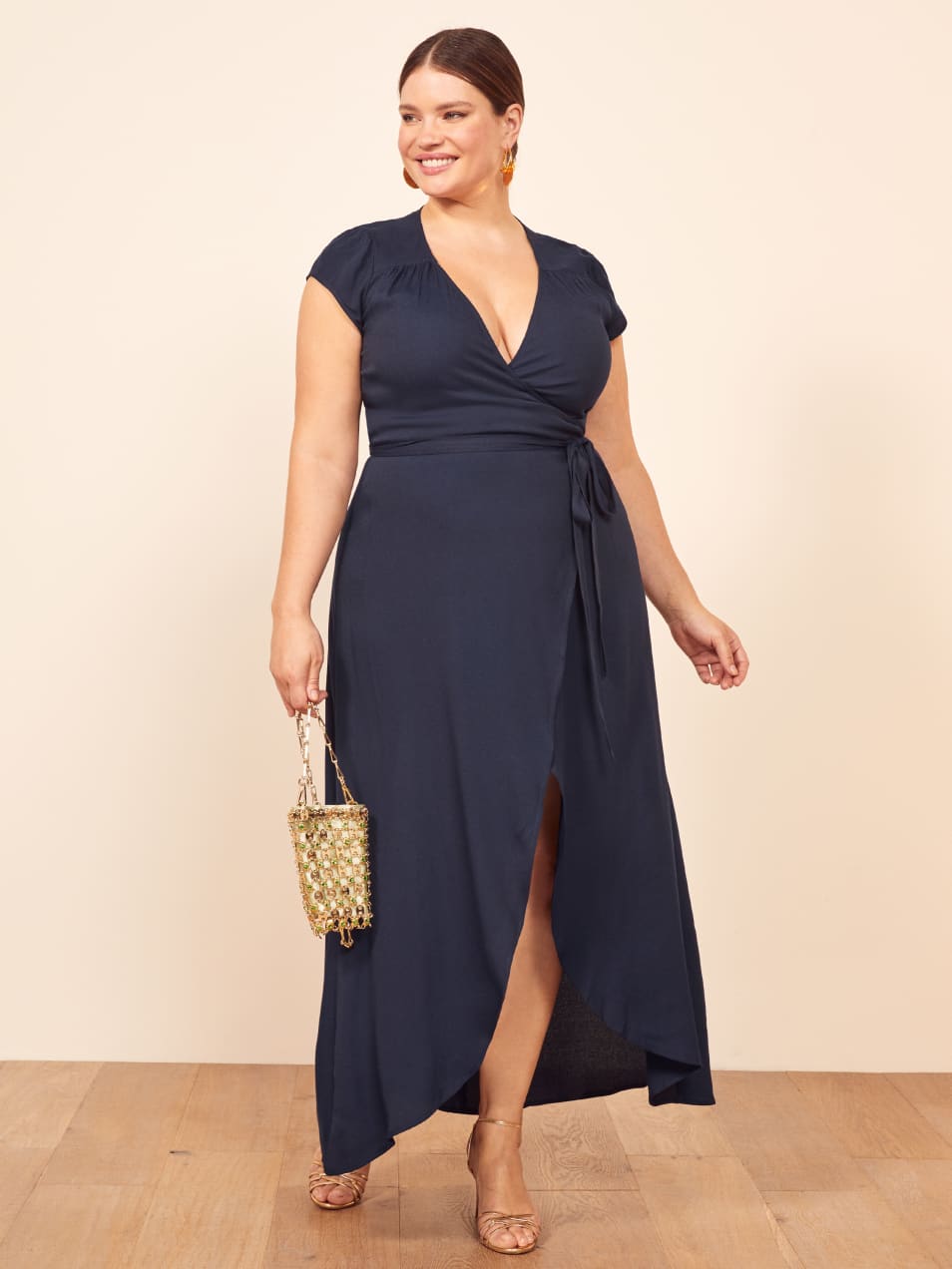 Reformation Chamomile Wrap Dress 2024 www.marchettimacc