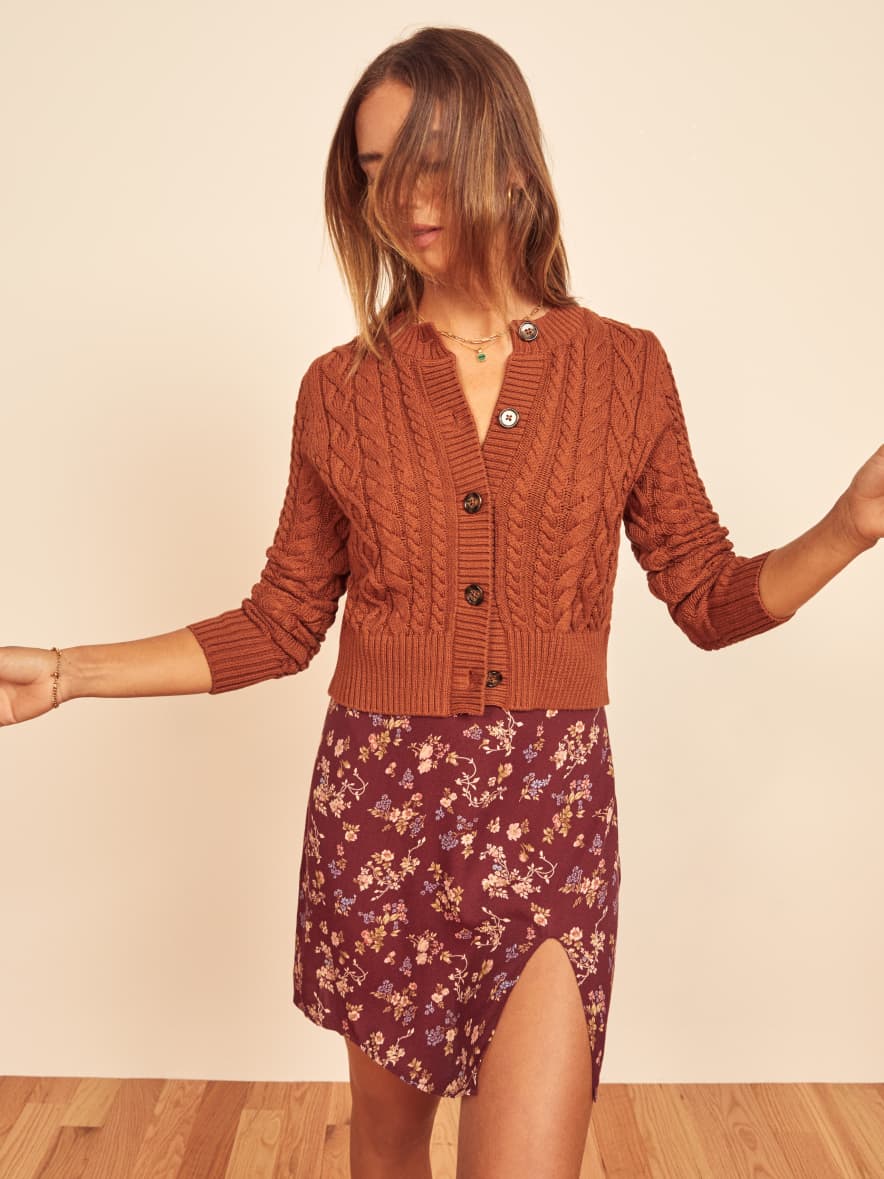 cinnamon cardigan