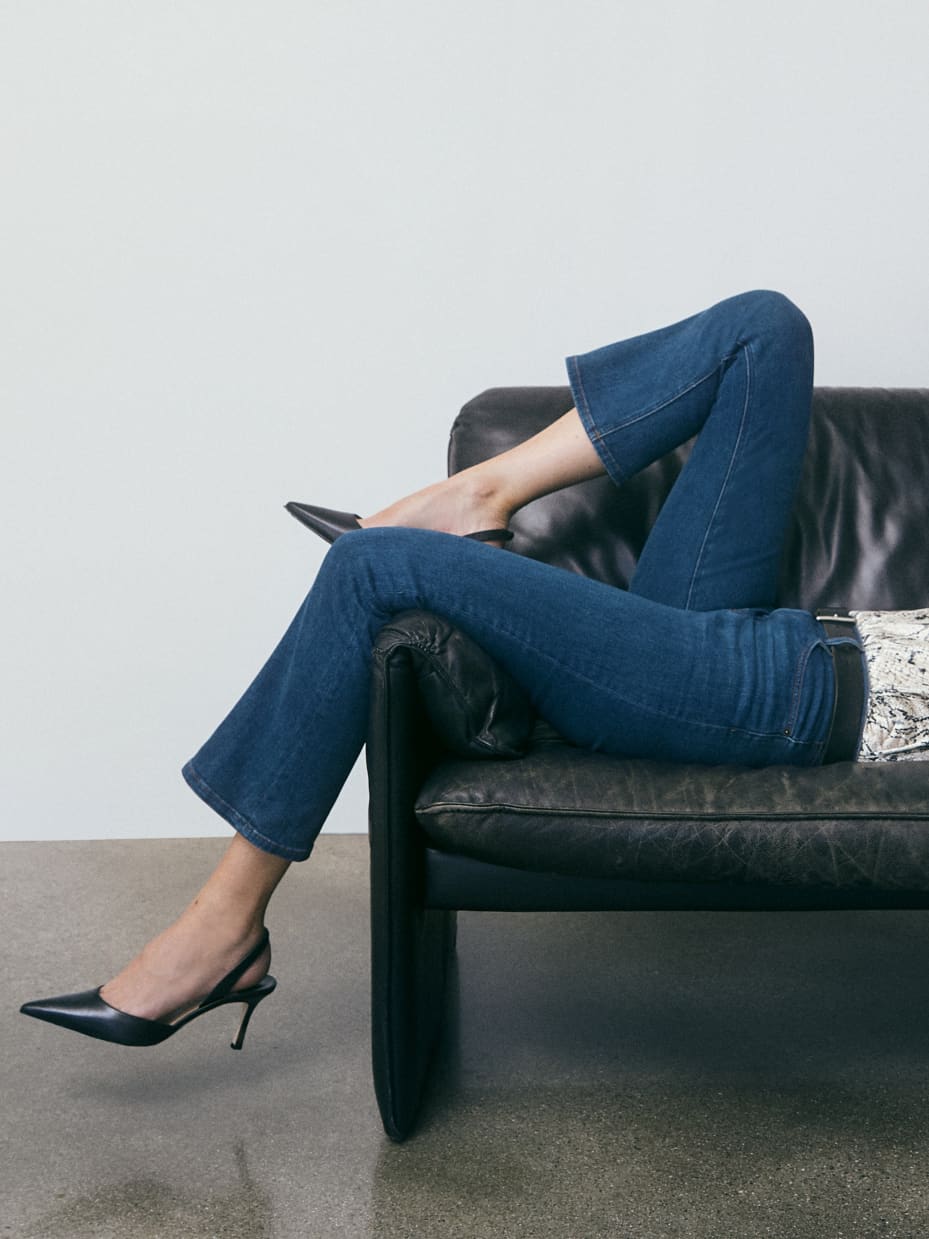 reformation stretch crop jeans