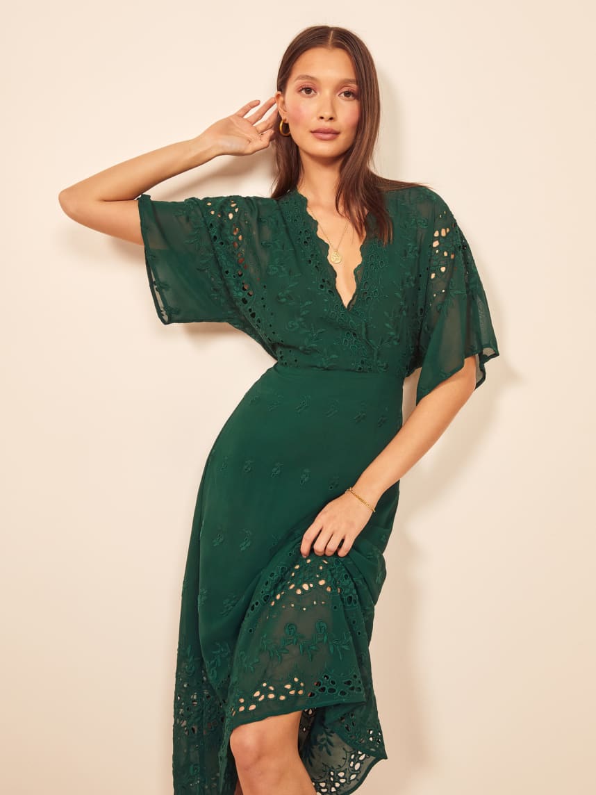 lace dress reformation