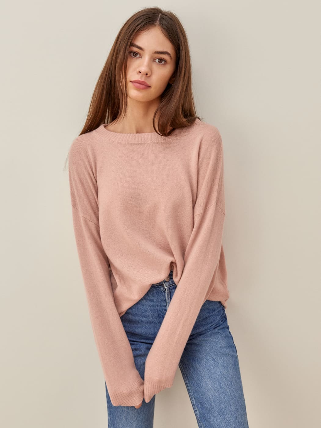 cashmere crew sweater