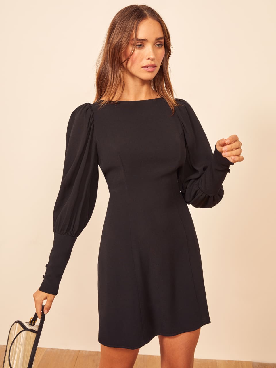 reformation high neck dress