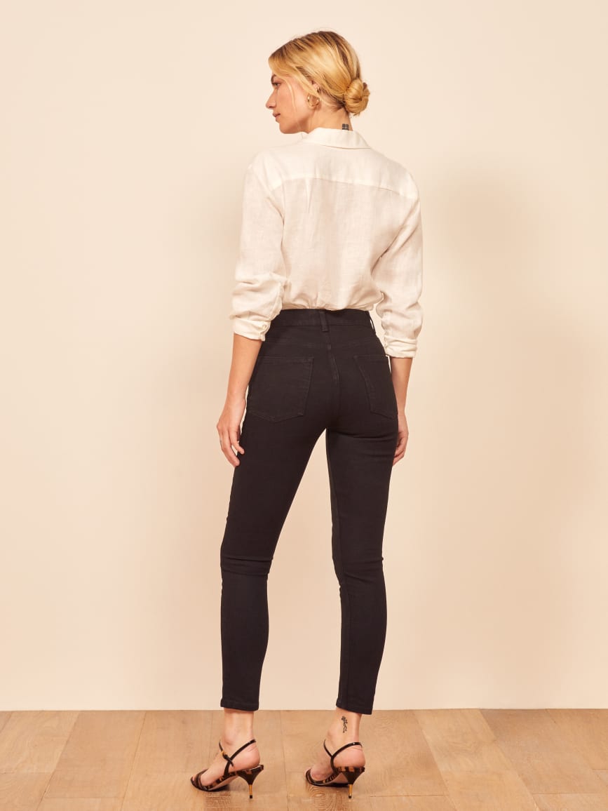 reformation serena high skinny jean