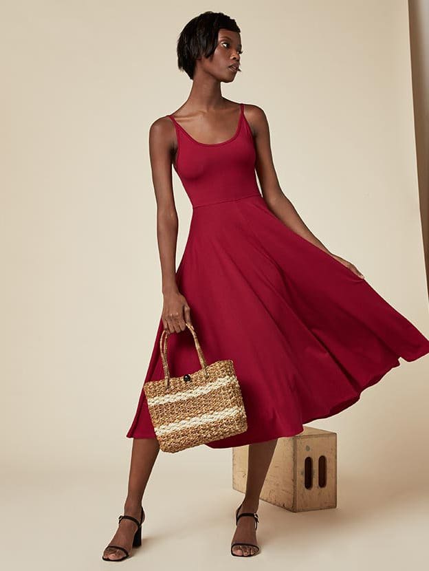 red cha cha dress