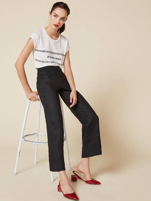 reformation black pants