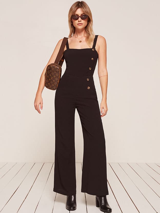 side button jumpsuit