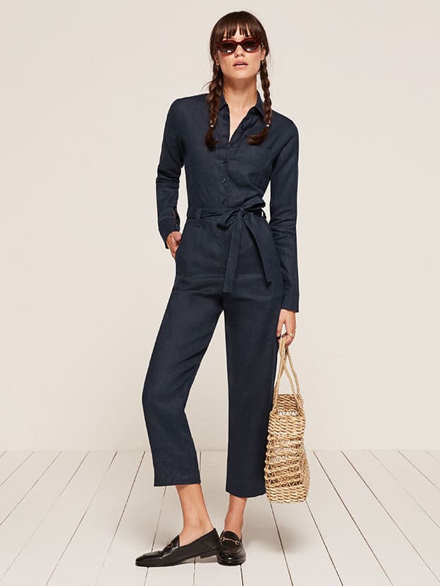 collared jumpsuit