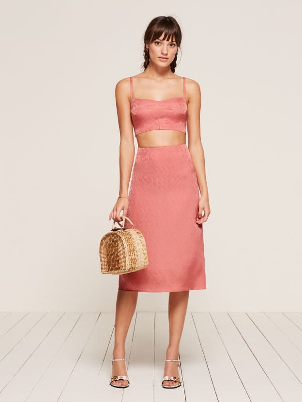 reformation two piece dress