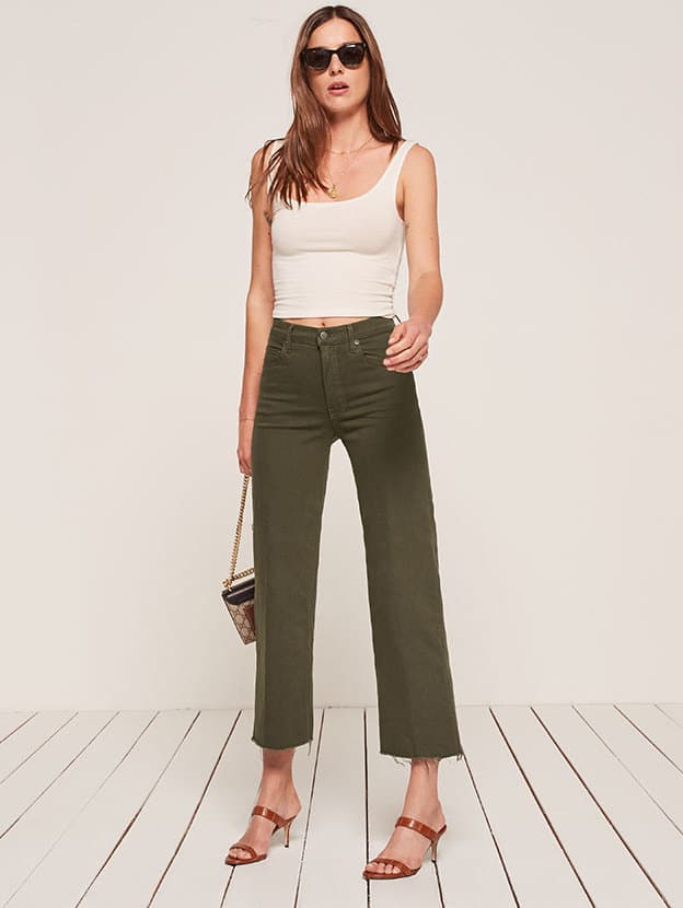 reformation flood jeans