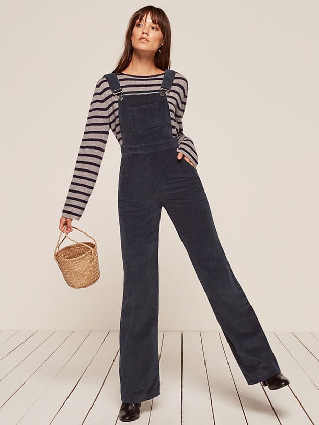 reformation corduroy jumpsuit