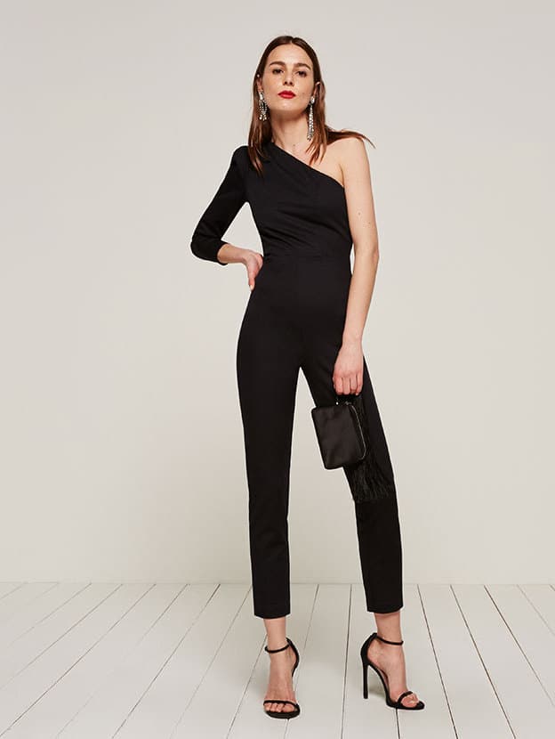 Roman black jumpsuit Clearance
