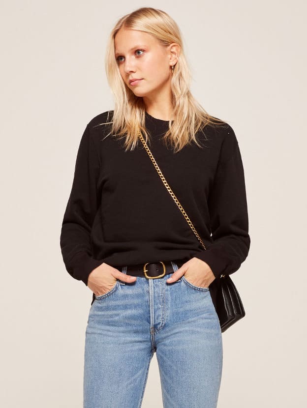 reformation hunter sweatshirt