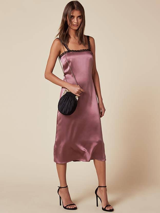 reformation lilac dress