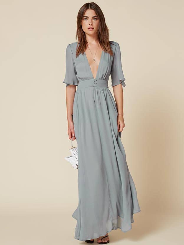 reformation cloud dress
