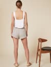 reformation linen shorts