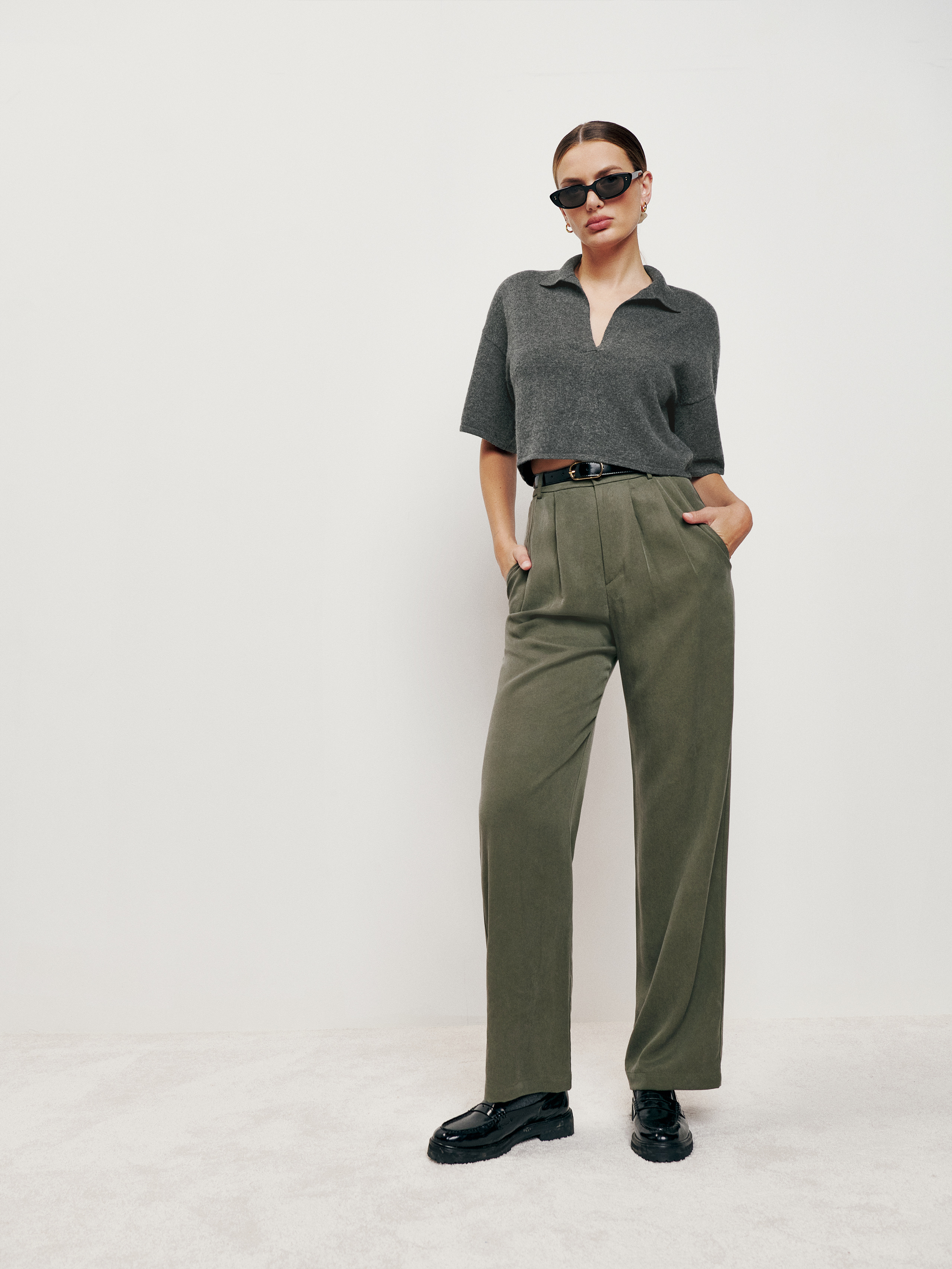 Mason Pant - Long Twill | Reformation