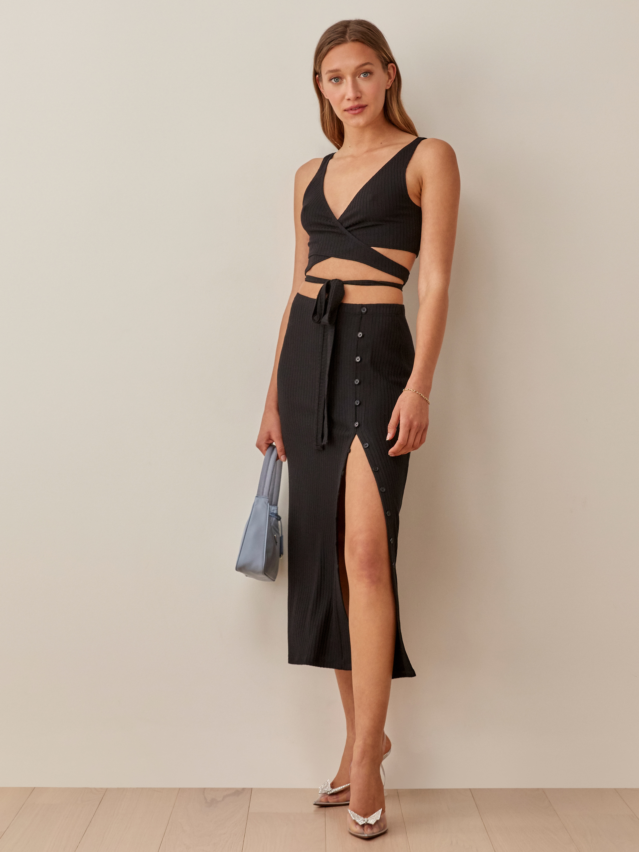 reformation two piece dress