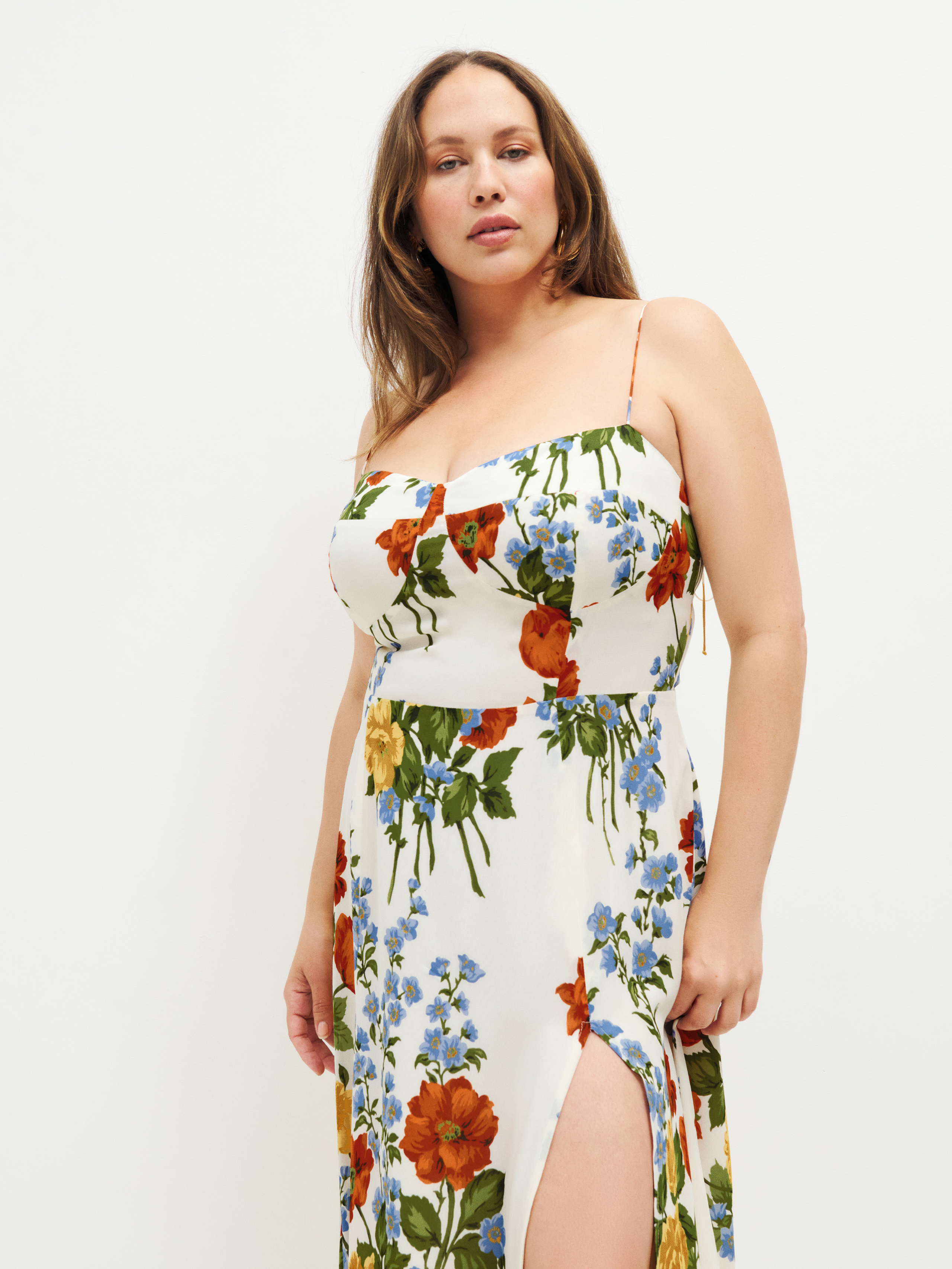 juliette high slit sundress reformation