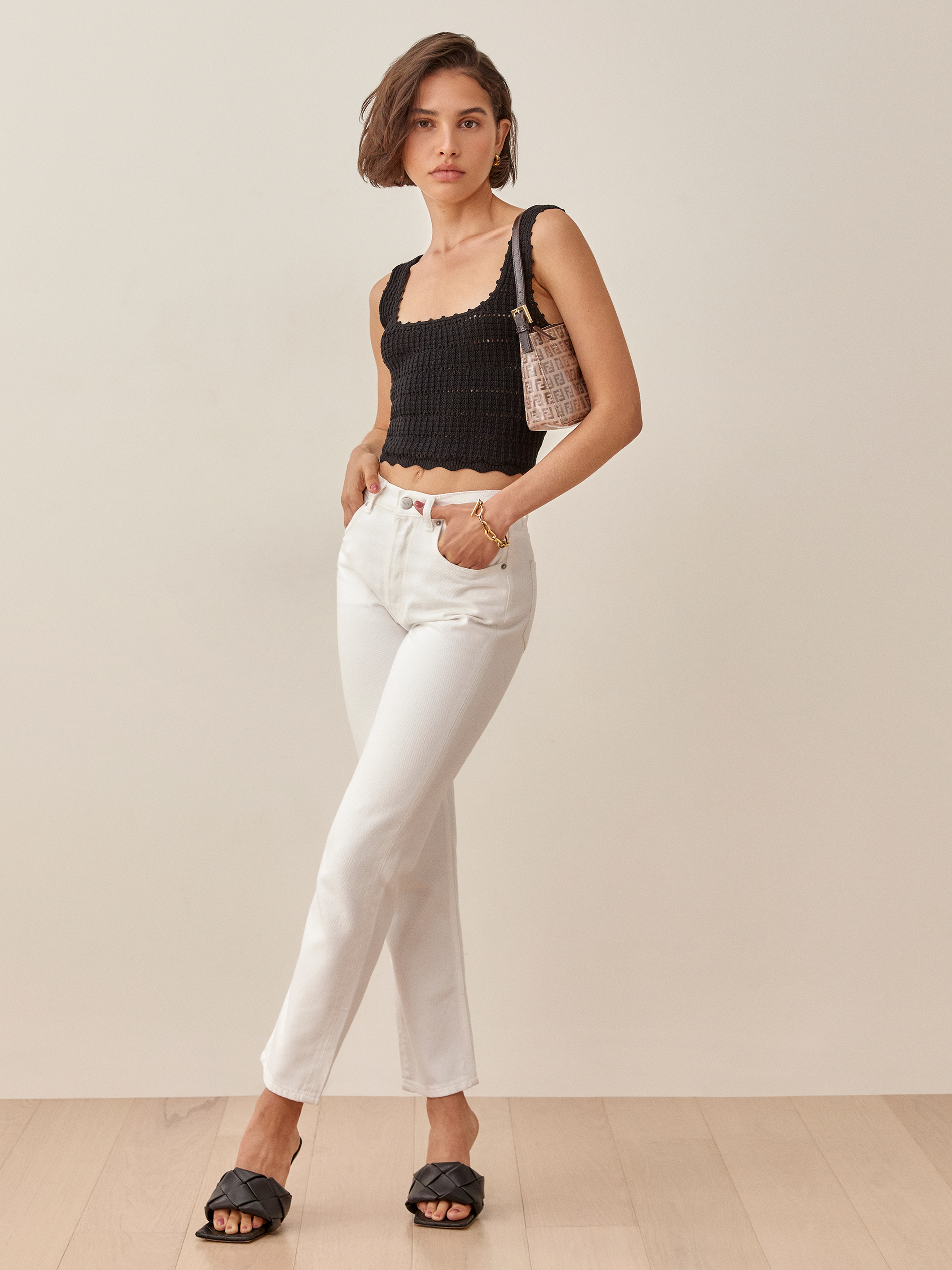 Feste Open Knit Tank - Sustainable 
