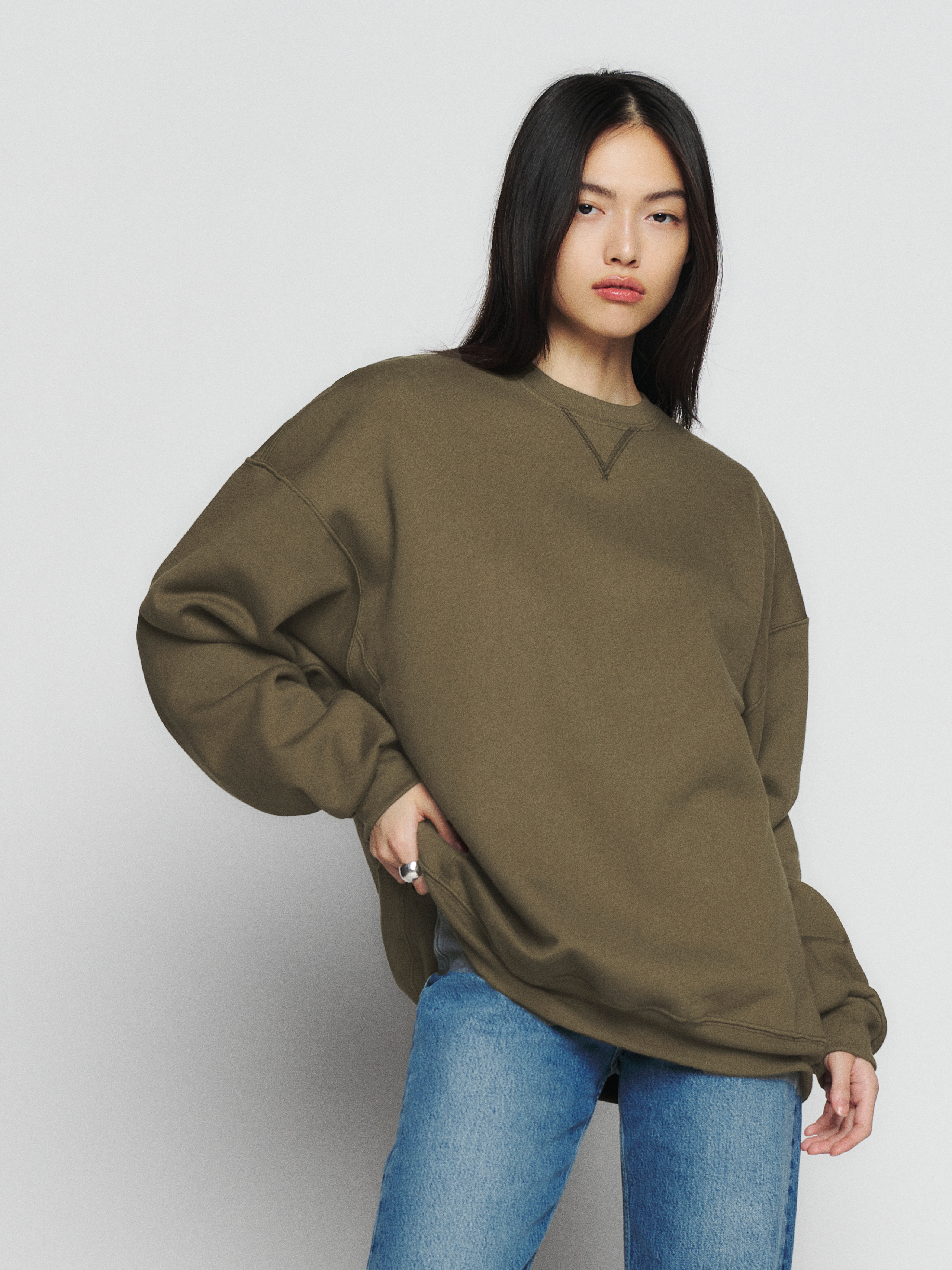 Vintage Oversized Crewneck Sweatshirt 