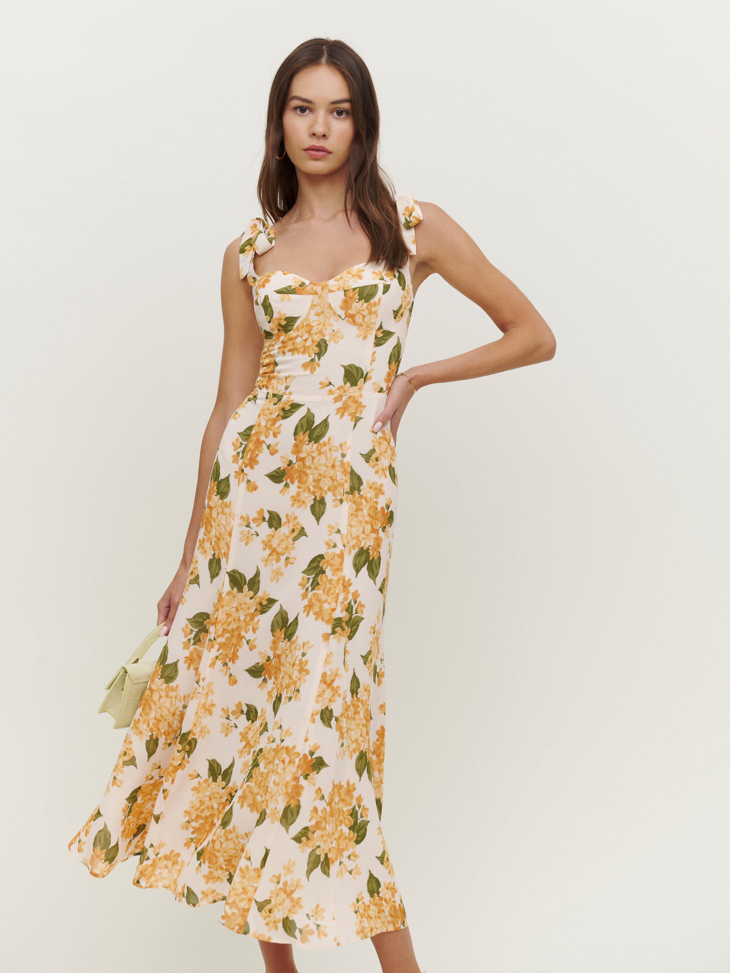 Nadira Dress - Tank Straps Midi 